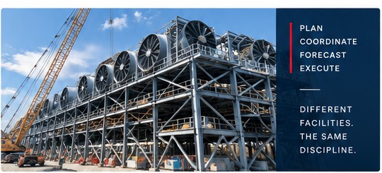 Industrial air cooled equipment and construction